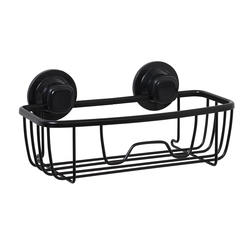 Zenna Home® NeverRust Power Grip Pro Matte Black Dual Mount Basket