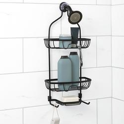 Zenna Home Matte Black Adjustable Shower Caddy at Menards®