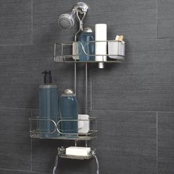 Zenna Home Matte Black Adjustable Shower Caddy at Menards®