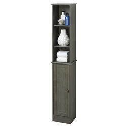 Zenna Home® 11-3/4"W x 9-3/4"D x 66-1/2"H Driftwood Gray Linen Cabinet at Menards®