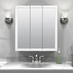 Model# 24-2-26-00 Four Groove Mirror Medicine Cabinet with 6