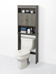 Style Selections Driftwood 24-in x 62-in x 9-in Driftwood 3-Shelf Over-the-Toilet  Storage in the Over-the-Toilet Storage department at