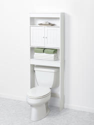 White 24.62 in. W Bathroom Space Saver, 3 Tiers, Over The Toilet Storage Cabinet, Better Homes & Gardens