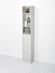 Cádiz 22in. White Linen Storage Cabinet for Bathroom and more