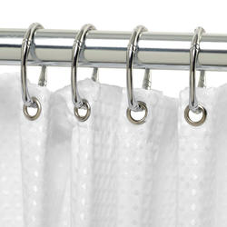 Zenna Home® NeverRust Chrome Shower Curtain Rings - 12 Count at Menards®