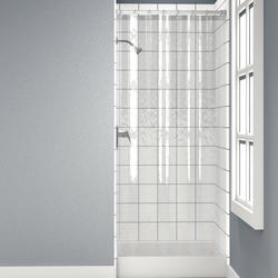 Zenna Home® Clear 54W x 78H Medium Weight PEVA Shower Curtain
