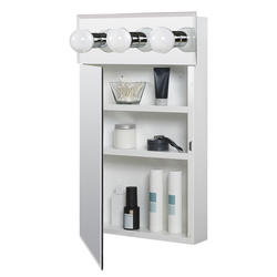 Zenith Zenith E105 Medicine Cabinet, 2-Shelf, Plastic 105