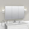 Zenna Home® 48"W x 30"H Tri-View Medicine Cabinet