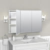 Zenna Home® 48"W x 30"H Tri-View Medicine Cabinet