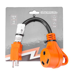 15-Amp Male to 30-Amp Female RV Electrical Adaptor