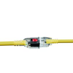 Smart Electrician® 25' 12/3 Heavy-Duty Yellow Locking Outdoor