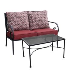 Menards wrought iron online patio set