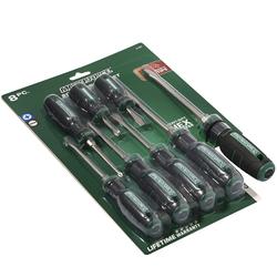 Masterforce® Slotted & Phillips Magnetic Screwdriver Set - 8 Piece