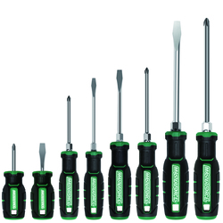 Masterforce® Slotted & Phillips Magnetic Screwdriver Set - 8 Piece