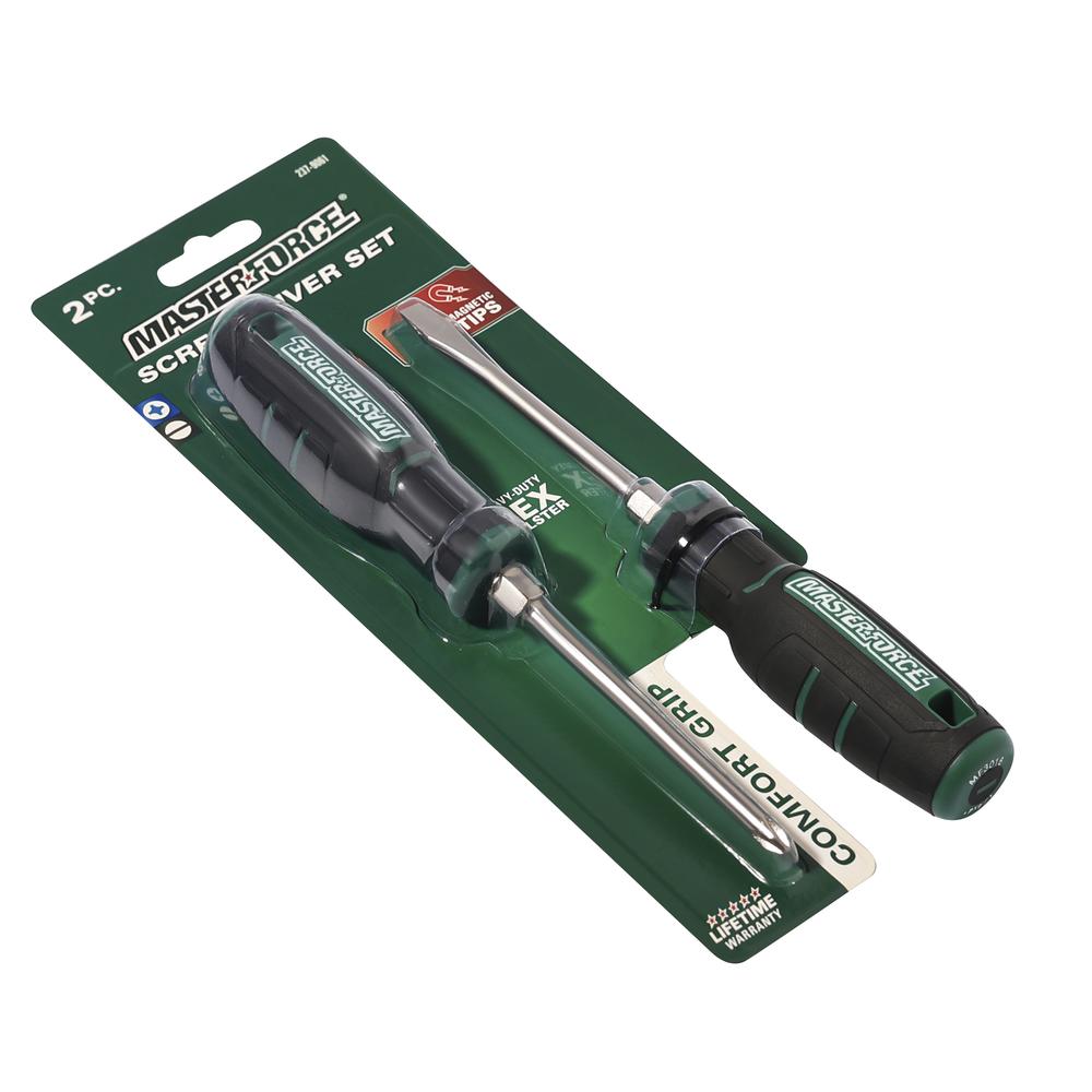 Masterforce® Slotted & Phillips Screwdriver Set - 2 Piece at Menards®