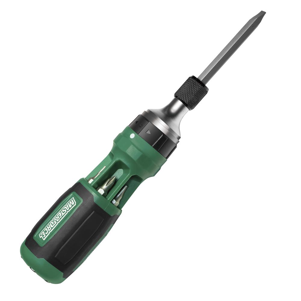 Southwire 9-IN-1 9-Piece Rubber Handle Ratcheting Multi-Bit Screwdriver Southwire 9-IN-1 9-Piece Rubber Handle Ratcheting Multi-Bit Screwdriver