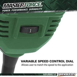Masterforce® 1-1/4 HP Variable Speed Fixed Base Compact Router at Menards®