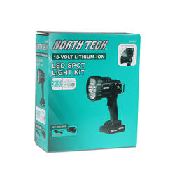 North Tech® 18-Volt Cordless LED Spot Light Kit at Menards®
