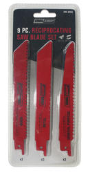 Hyper Tough 9 Piece Reciprocating Saw Blades, Size: None