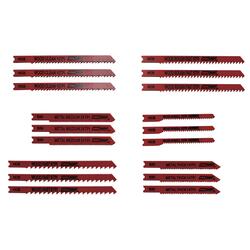 34PCS U-Shank Jig Saw Blade Set, Jigsaw Blades Set for Wood