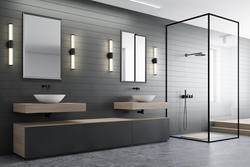 Z-Lite Warwick Matte Black LED Vanity Light at Menards®