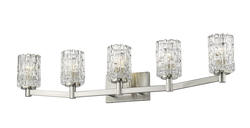 Z-Lite Aubrey Brushed Nickel 5 Light Vanity Light at Menards®