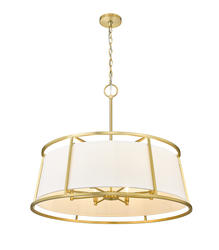 Z-Lite Lenyx Pendant Rubbed Brass 8 Light Pendant at Menards®