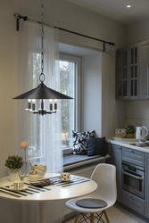 Z-Lite Rialto Matte Black 5-Light Pendant at Menards®