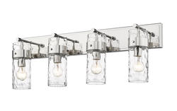 Z-Lite Fontaine Polished Nickel 4 Light Vanity Light at Menards®