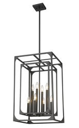 Z-Lite Easton Matte Black 8 Light Chandelier at Menards®