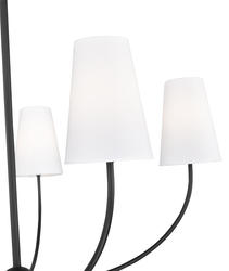 ふーにゃン シャンティ 他 Z-Lite Shannon Matte Black 5-Light Chandelier at Menards®