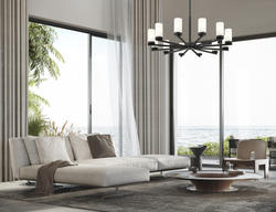 Z-Lite Danica Matte Black 12-Light Chandelier at Menards®