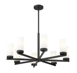 Z-Lite Danica Matte Black 8-Light Chandelier at Menards®