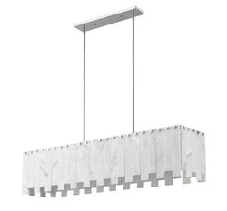Z-Lite Viviana Polished Nickel 7 Light Island Light at Menards®