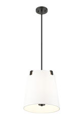 Z-Lite Weston Matte Black 3-Light Pendant at Menards®