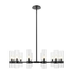 Z-Lite Datus Matte Black 12 Light Chandelier at Menards®