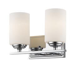 Z-Lite Bordeaux Chrome 2 Light Vanity Light at Menards®