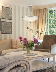 Z-Lite Bordeaux Brushed Nickel 3 Light Pendant at Menards®