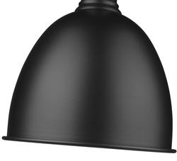 Z-Lite Sawyer 8. Matte Black 1 Light Pendant at Menards®