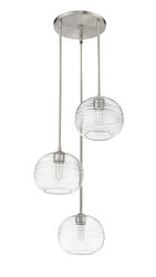 Z-Lite Harmony Brushed Nickel 3 Light Pendant at Menards®