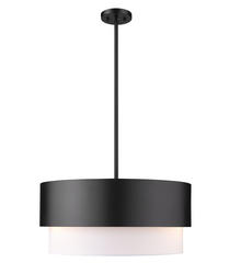 Z-Lite Counterpoint 3-Light Matte Black Indoor Pendant at Menards®