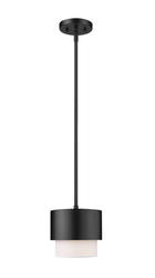 Z-Lite Counterpoint 1-Light Matte Black Indoor Pendant at Menards®