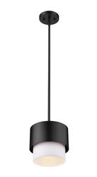 Z-Lite Counterpoint 1-Light Matte Black Indoor Pendant at Menards®
