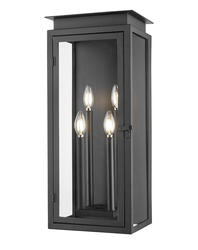 Z-Lite Nova Dimmable 4-Light Black Outdoor Wall Light at Menards®