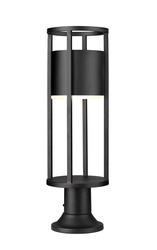 Z-Lite Luca Black 1 Light Outdoor Column Light at Menards®