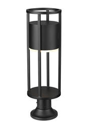 Z-Lite Luca Black 1 Light Outdoor Column Light at Menards®