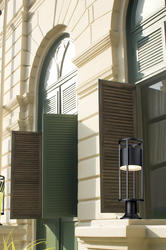 Z-Lite Luca Black 1 Light Outdoor Column Light at Menards®