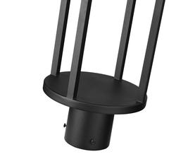 Z-Lite Luca Black 1 Light Outdoor Post Light at Menards®