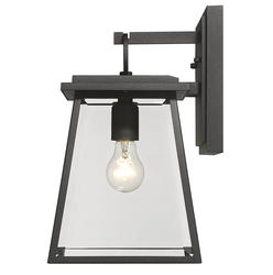 Z-Lite Broughton Black 1 Light Outdoor Wall Light at Menards®