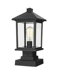 Z-Lite Portland Black 1 Light Outdoor Column Light at Menards®